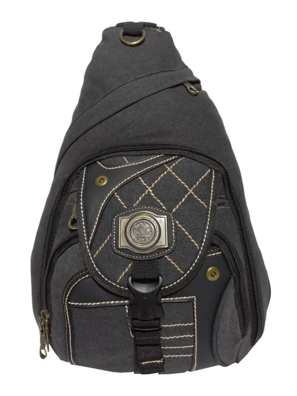 Mochila Transversal Lona Reforçada KVN 201351