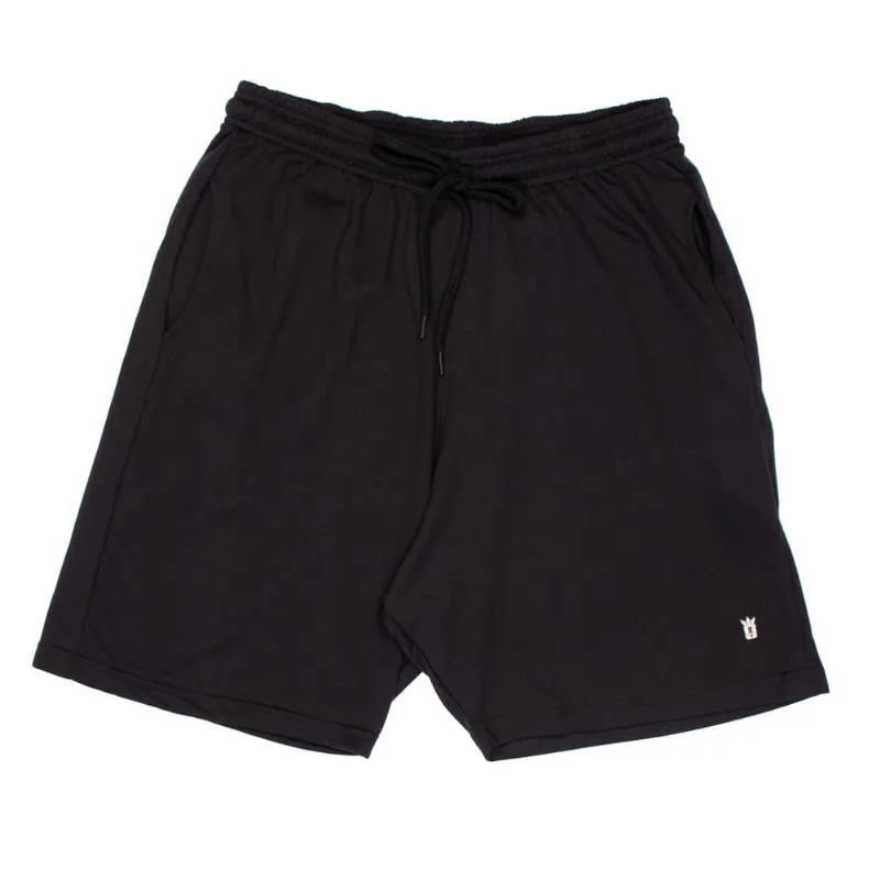 Bermuda Masculina Over Surf Plus Size em Moletom Preta - GG2