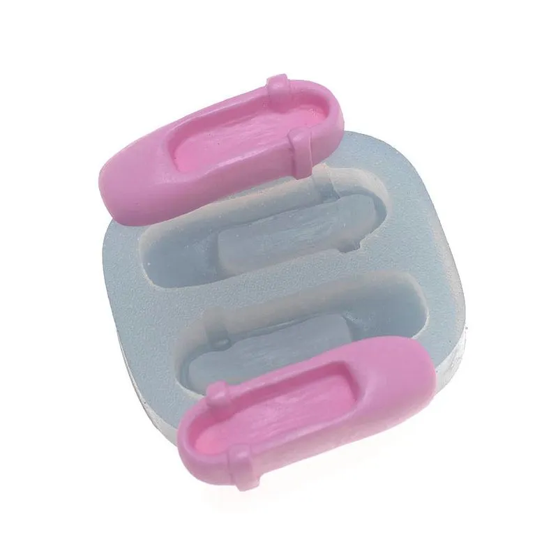 Molde de Silicone Sapatilha G (327) un FLEXARTE