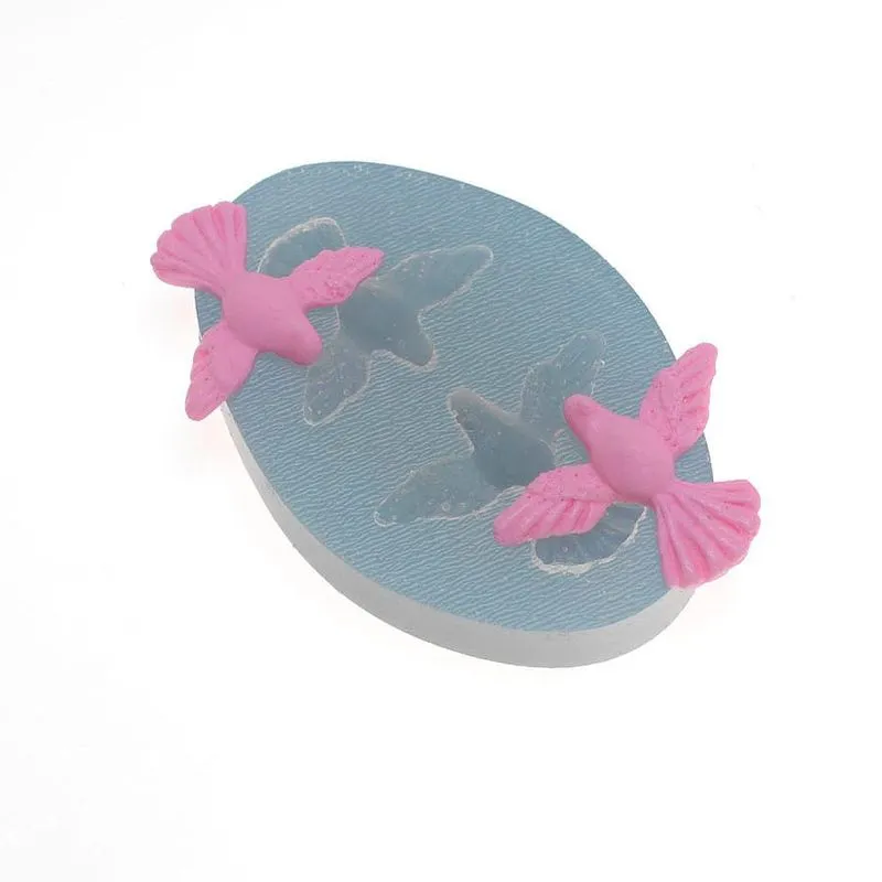 Molde de Silicone Pombos ES P (356) un FLEXARTE
