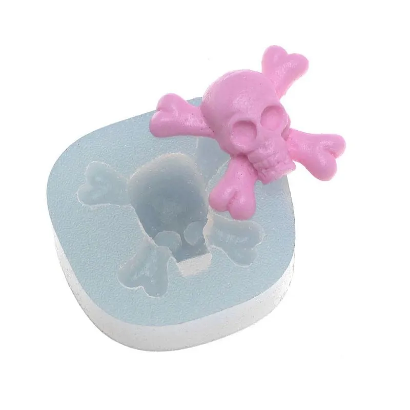 Molde de Silicone Caveira M (361) un FLEXARTE