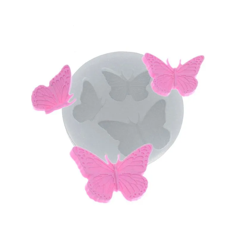 Molde de Silicone Trio de Borboleta (402) un FLEXARTE