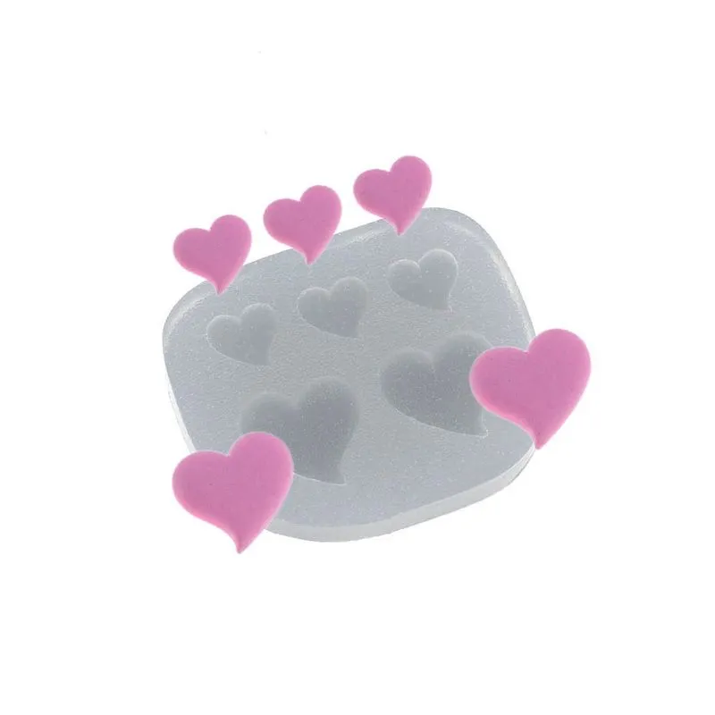 Molde de Silicone Mini Corações (428) un FLEXARTE