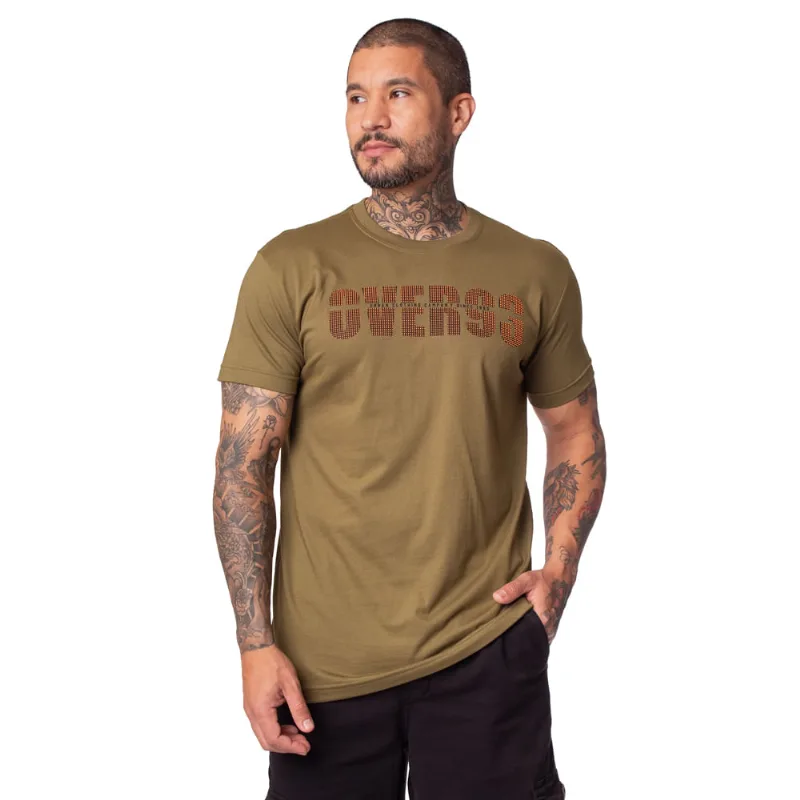 Camiseta Masculina Over Surf Manga Curta Urban Musgo - P