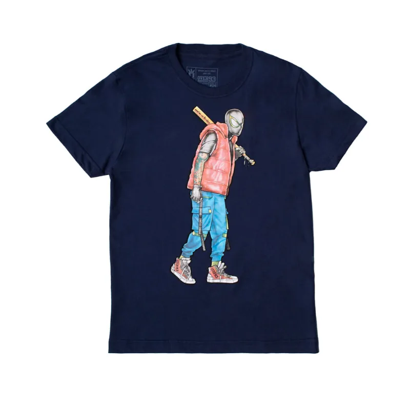 Camiseta Infantil Over Surf Spider Menino Marinho - 12
