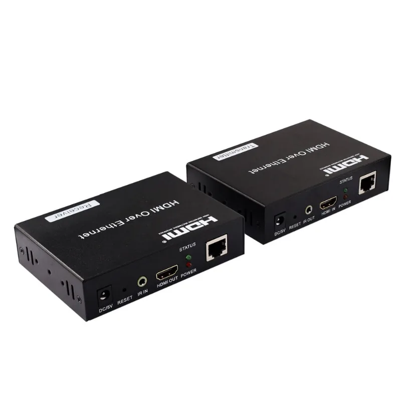 Sistema Extensor hdmi MHD-1102 Cabo de Rede RJ45 até 120 Metros Full HD 1080P (Bivolt)