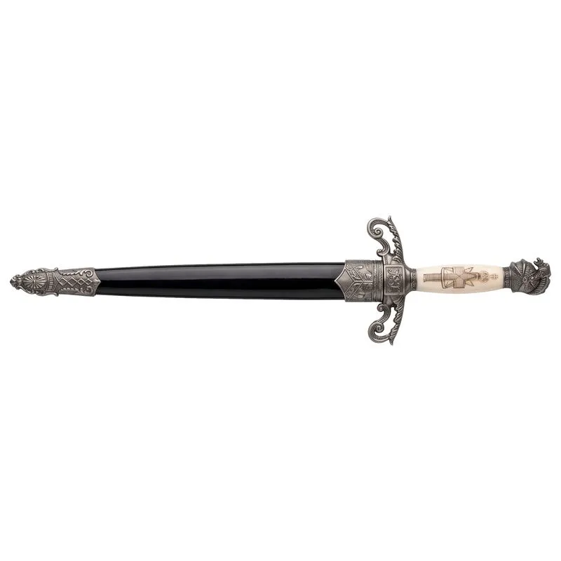 Adaga Decorativa Medieval em Alumínio com Bainha 35 cm