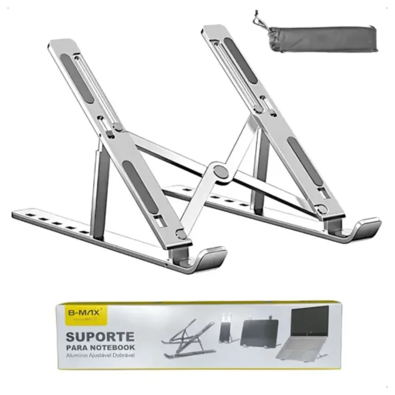 Suporte de Alumínio Para Notebook Ajustável BMG-39 - B-MAX