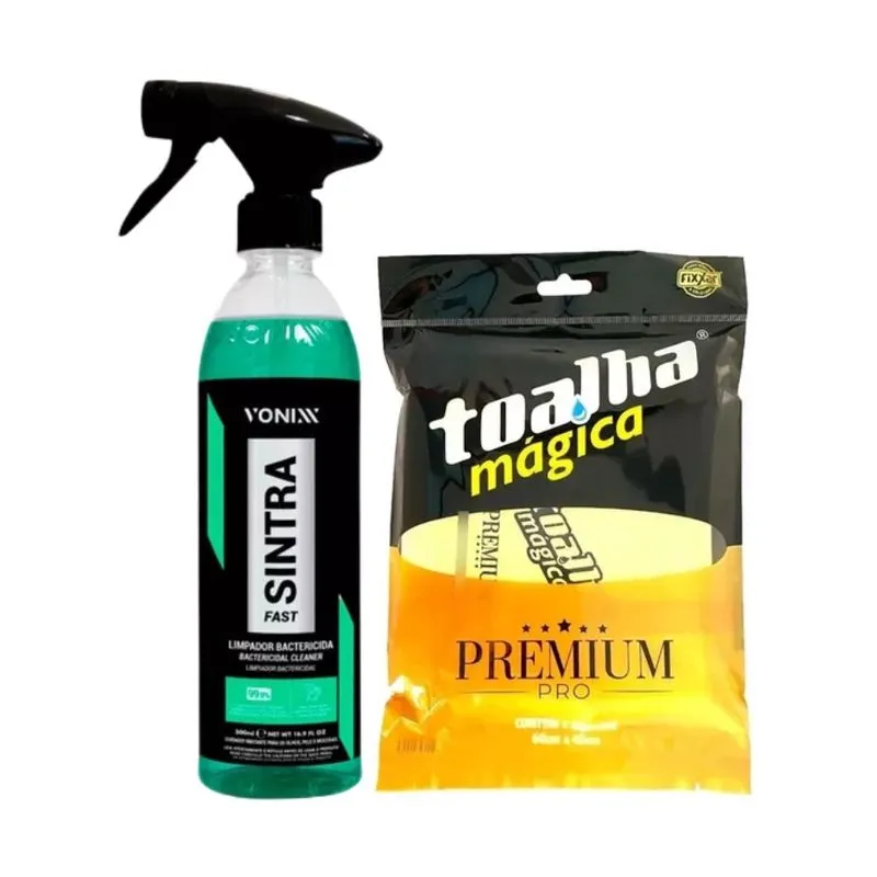 Limpeza Interna De Carro Sintra Fast Toalhas Mágica Premium