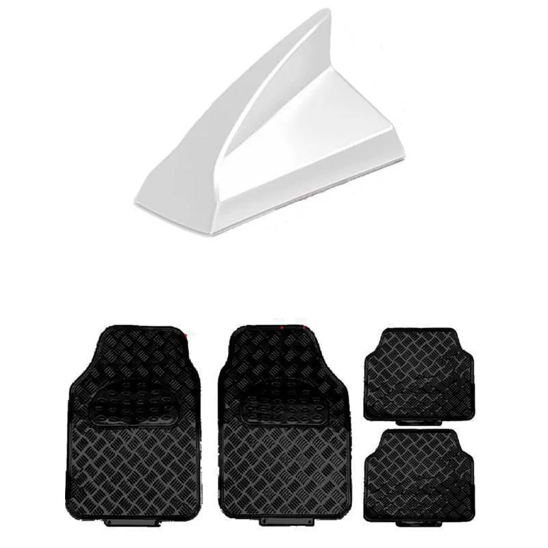 Antena Shark Branca Tapete Preto Gm Trailblazer