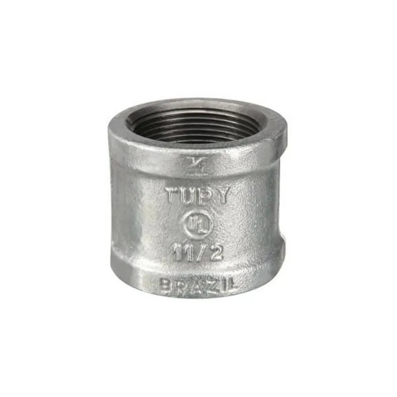 Luva em Ferro galvanizado Media 1.1/2" TUPY LUVA FG NPT 1.1/2" TUPY MEDIA PRES