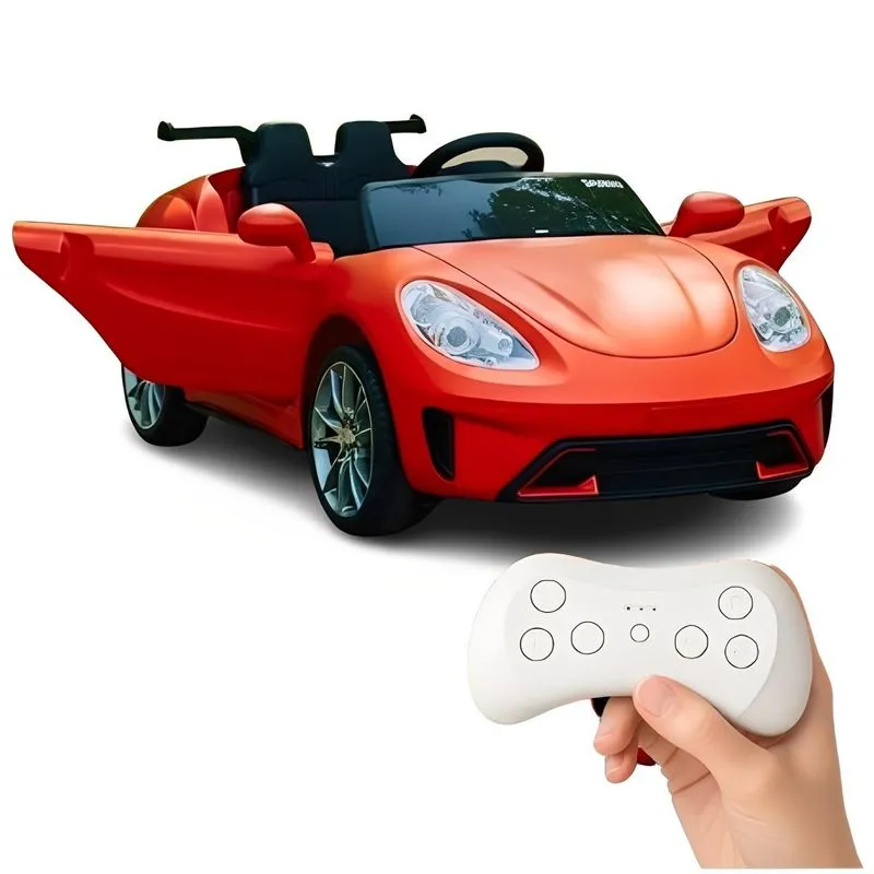 Mini Carro Elétrico Infantil Com Usb Luz Som Controle Remoto