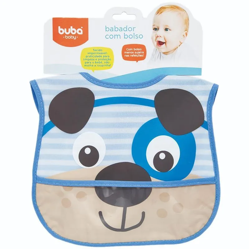 Babador Cata Migalhas Cachorrinho Bolso Pegar Comida Bebe