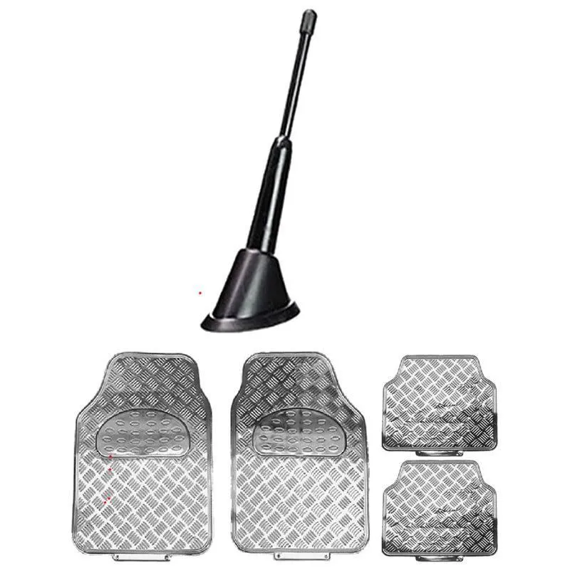Antena Haste Curta Preta Tapete Borracha Preta Vw Golf