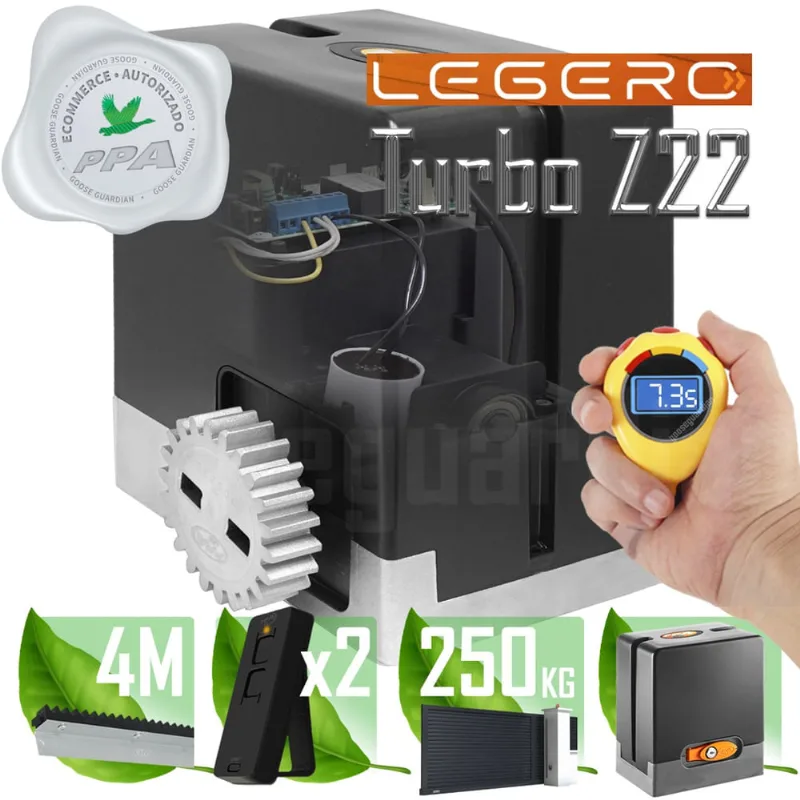 Kit Motor Ppa Dz Hub Legero Turbo Z22 4 Crem 2 Control 250kg