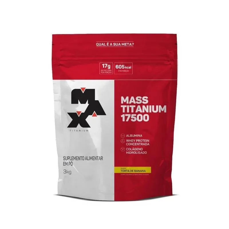 Mass Titanium 17500 Torta De Banana 3kg - Max Titanium