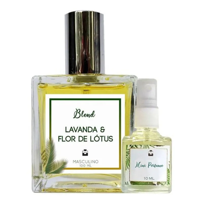 Perfume Masculino Lavanda Flor De Lótus 100Ml + Mini Perfume