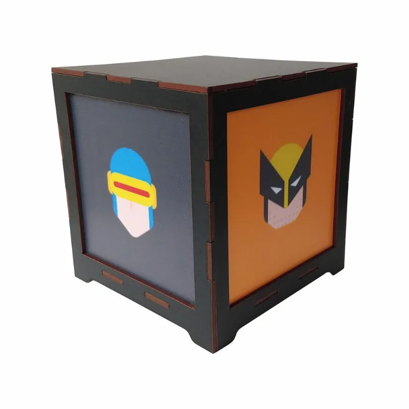 Luminária Box X-Men em MDF - Shoppingnet