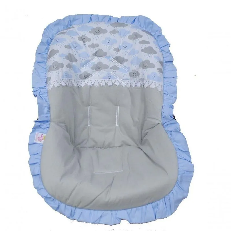 Capa Bebê Conforto Nuvens Azul