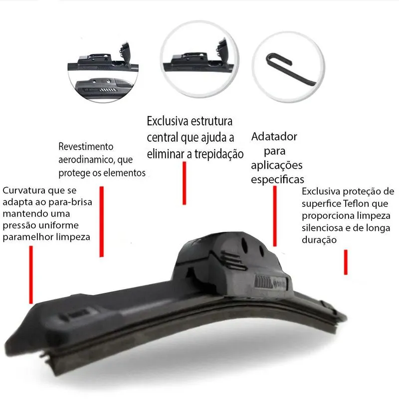Palheta Silicone Fiat Ducato 1998 A 2013