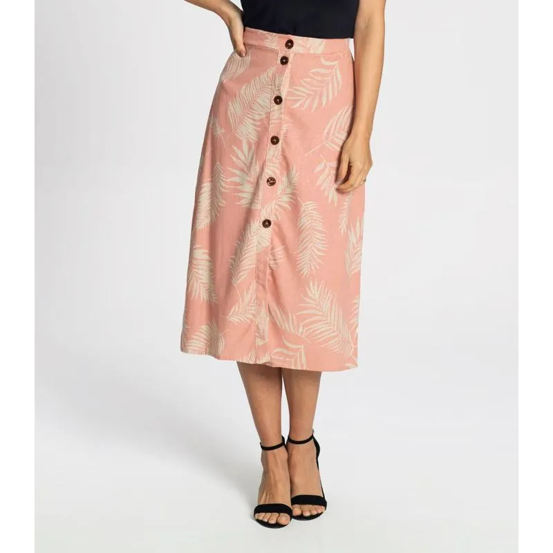 Saia Midi Feminina Endless Rosa GG