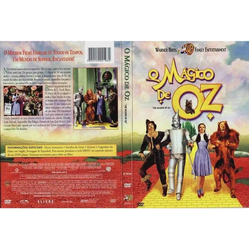 O magico de oz dvd original lacrado