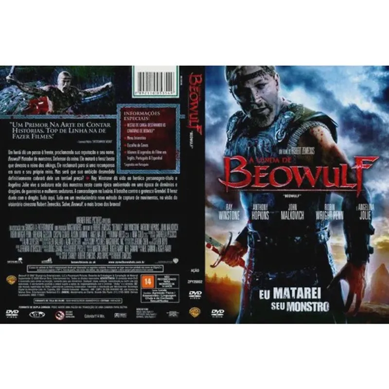 A lenda de beowulf dvd original lacrado