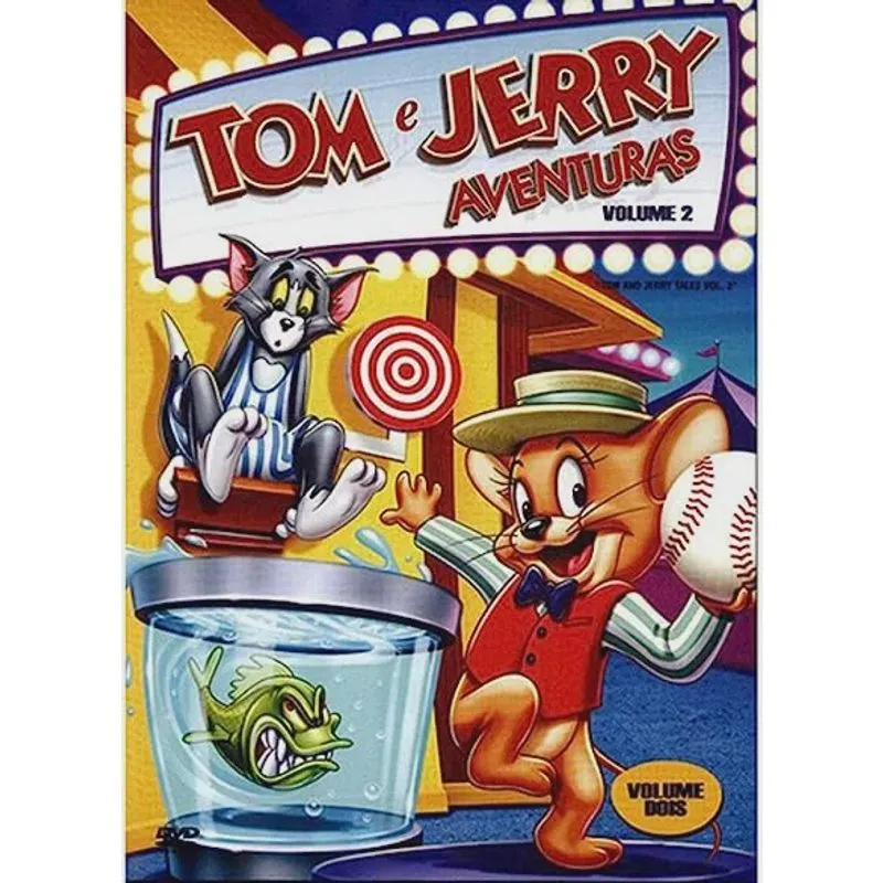Tom e jerry aventuras vol 2 dvd original lacrado