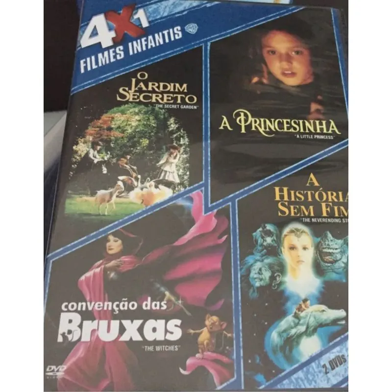 Jardim secreto convencao das bruxas historia sem fim princesinha dvd original lacrado