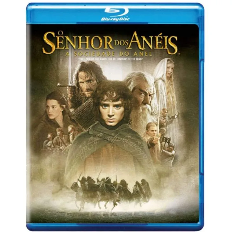 Blu-ray O Senhor Dos Anéis - A Sociedade Do Anel (novo)