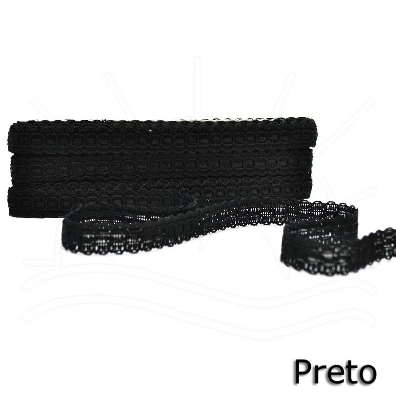 Passamanaria HAK 1780 17mm - 10 Metros Preto