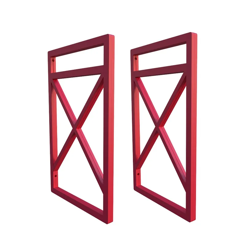 Suporte Nicho Prateleira Estilo Industrial Parede: Vermelho
