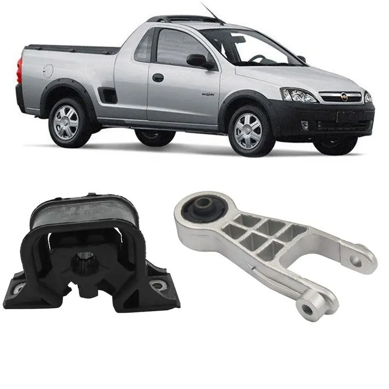 Coxim Direito + Inferior Traseiro Do Motor Montana 2009 2010