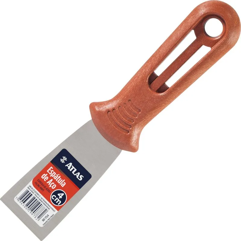 Espátula Aço Carbono Massa Multiuso Gesso Drywall 4cm Atlas