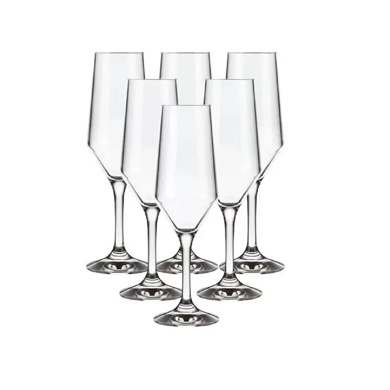 Conjunto 6 Taças Buffet 186ml Champagne Nadir