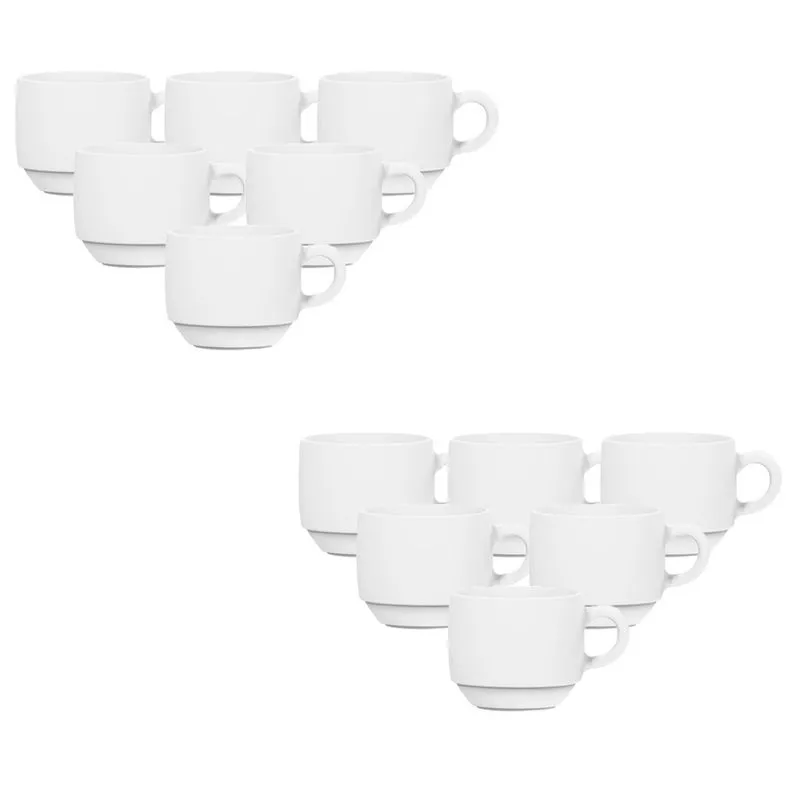Xícara de Café Opaline 90ml 12 Unidades Nadir