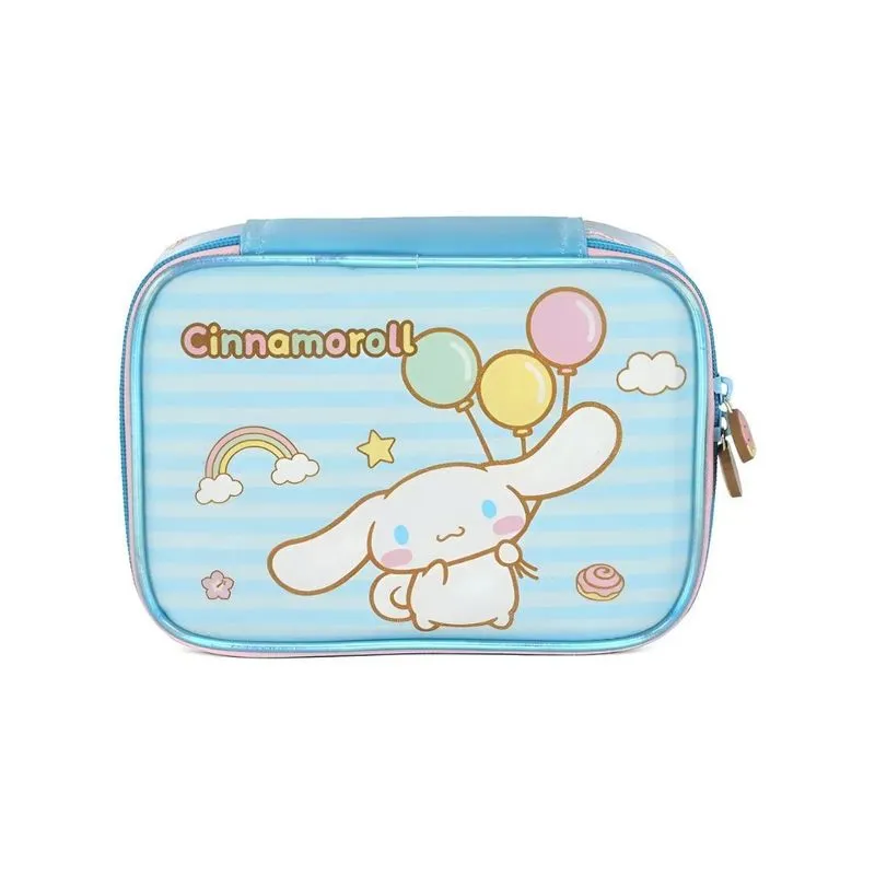 Estojo Box Escolar Amigos Da Hello Kitty Azul - Up4you