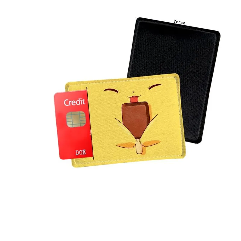 Porta Cartão de Credito Pikachu chupando Picole