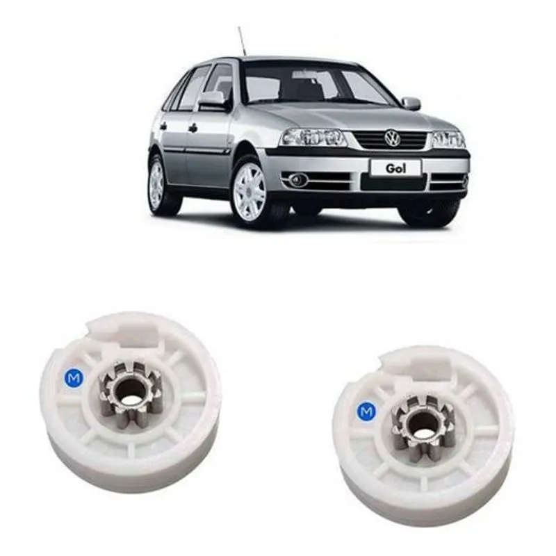 2un Roldana C/metal Maquina Vidro Fox /space /peugeot 207/c3