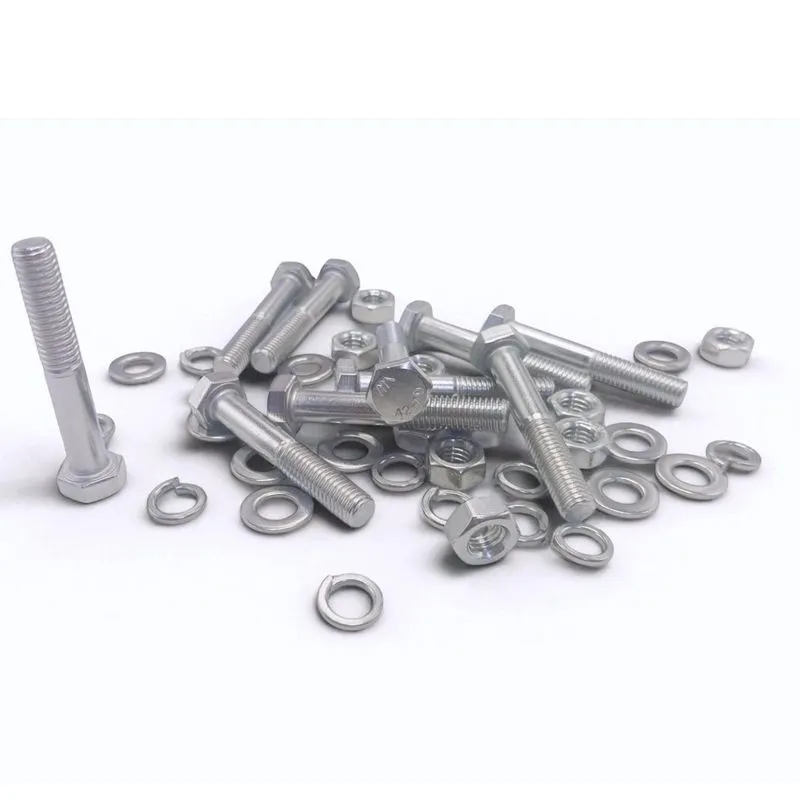 Kit 10 Parafusos Meia Rosca Parcial Sextavado Inox M850mm