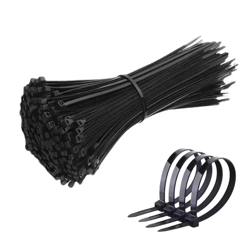 Kit 100 Abraçadeiras Nylon Enforca Gato Lacre 4x150mm