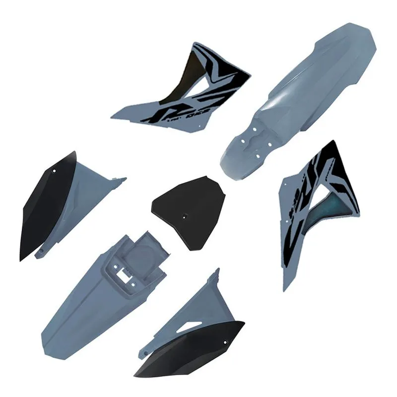 Kit Plastico Next Crf 230 08... Cinza/grey (plates Preto)