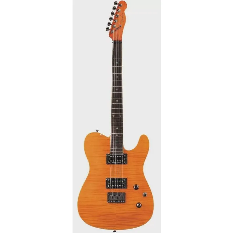 Guitarra Fender Custom Telecaster fmt hh 026 2000 520 Amber