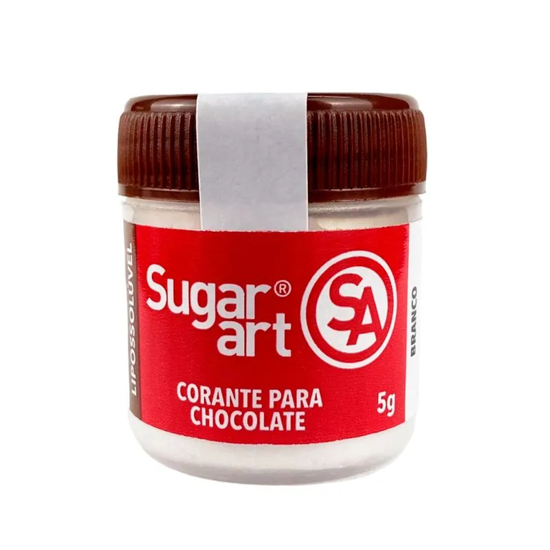 Corante em Pó Lipossolúvel Branco 5g SUGAR ART