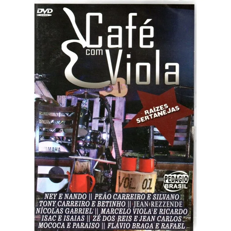 Dvd café com viola - raízes sertanejas