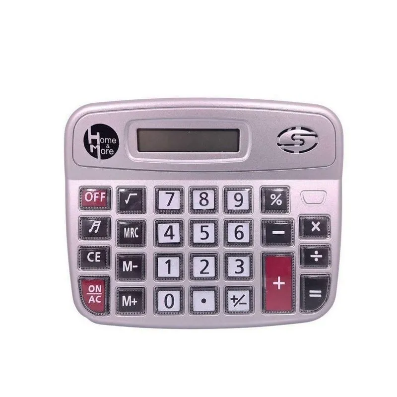 Calculadora Eletrônica De 8 Dígitos Com Display E Som