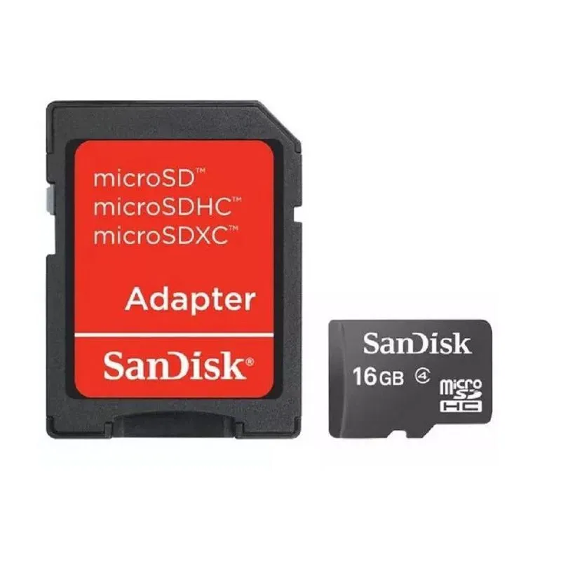Cartão De Memória 16gb Micro Sd Sdhc Sandisk Classe 4
