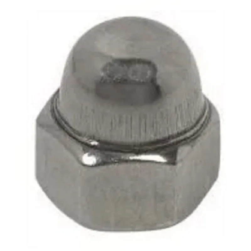 Porca Calota Em Inox - 1/4 Com 30 Pecas