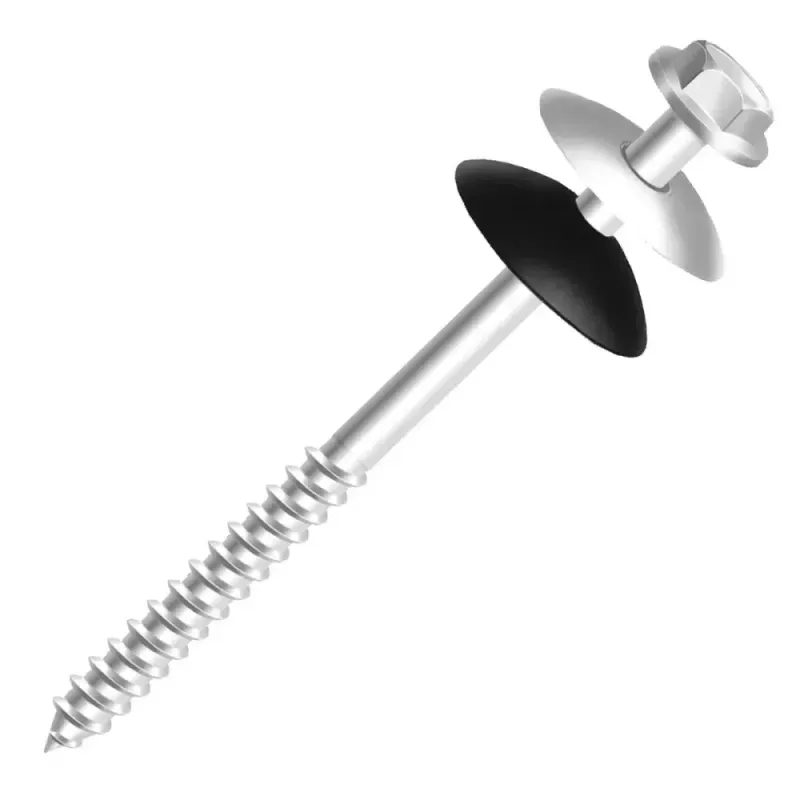 PARAFUSO TELHEIRO SEXTAVADO 5/16"X90MM ZINCADO CISER 100 PÇS