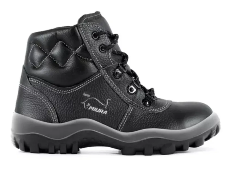 Bota Botina Masculina Segurança Miura Safetline Preto